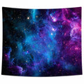 Tapisserie Murale Galaxie Bleu, Violet et Rose 150x130cm