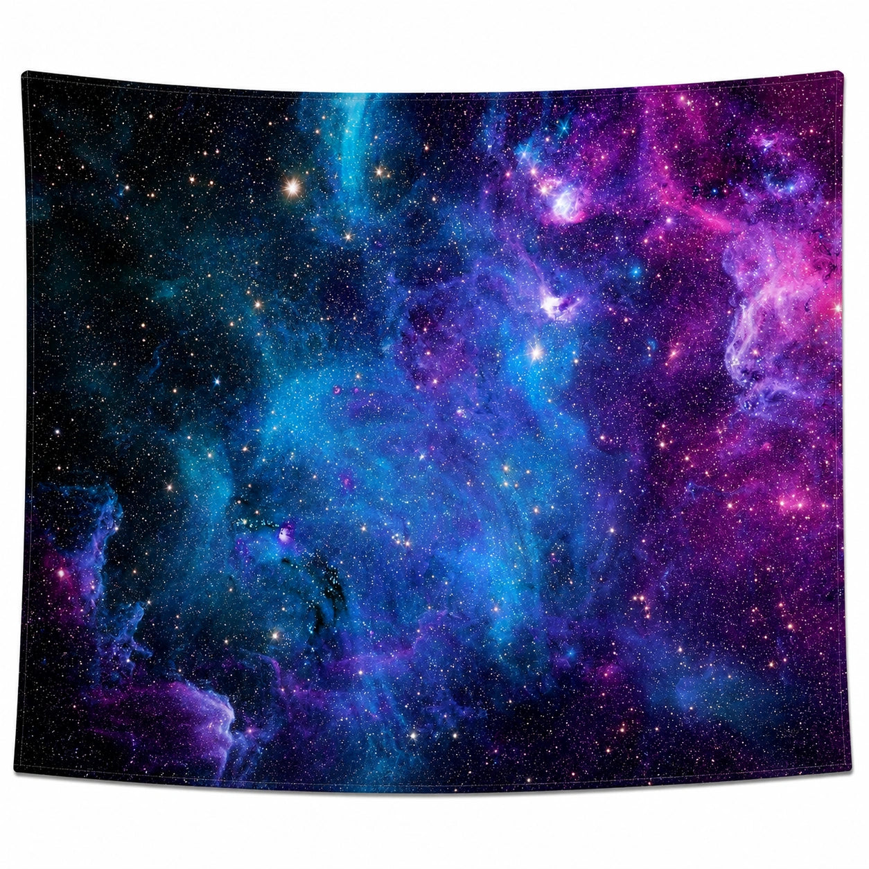 Tapisserie Murale Galaxie Bleu, Violet et Rose 150x130cm