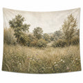 Tenture Murale Paysage Champêtre 150x130 cm Beige