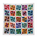 Couverture Patchwork Multicolore Vibrante