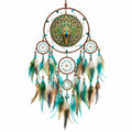 Attrape-rêves Paon Plumes Multicolores