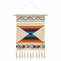 Tenture Murale Bohème Motifs Géométriques Multicolores 50x70cm